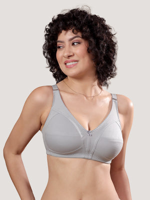 Anaya Full Coverage M Frame Minimizer Bra | Pack of 3-GREY GREY GREY