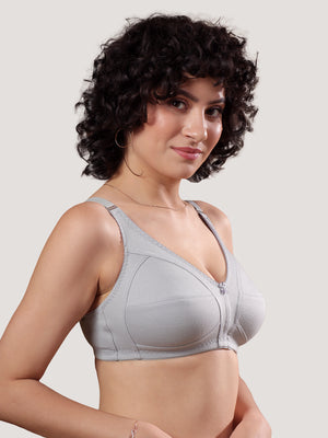 Anaya Full Coverage M Frame Minimizer Bra | Pack of 3-GREY GREY GREY