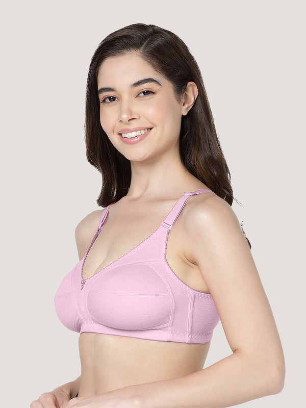 Anaya Full Coverage M Frame Minimizer Bra | Pack of 2-BLACK  PINK