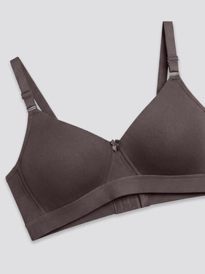 Tessa Full Support Seamless Designer Bra for Women Pack of 2-ASH ASH