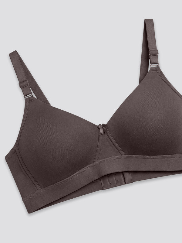 Tessa Full Support Seamless Designer Bra for Women Pack of 2-ASH ASH