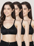 Kalyani Gloria Full Coverage Double Layered Seamless Cups Everyday Bra | Pack of 3