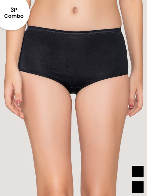 Kalyani Orion High Coverage Hipster Panties for Women | Pack of 3