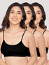 Kalyani Sanorita Full Coverage Seamless Daily Wear Beginners Bra | Pack of 3