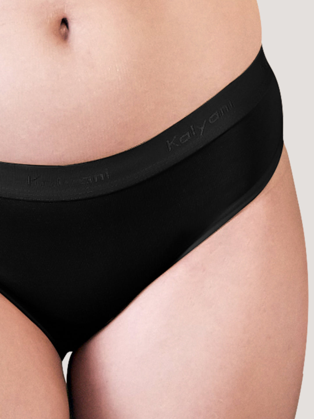 Sensa Low Waist Bikini Panties | Pack of 3-BLACK BLACK BLACK