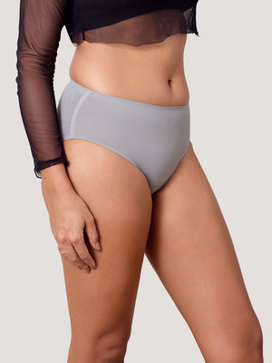 Bliss Bonded Technology Seamless Hipster Panties for Women | GREY GREY