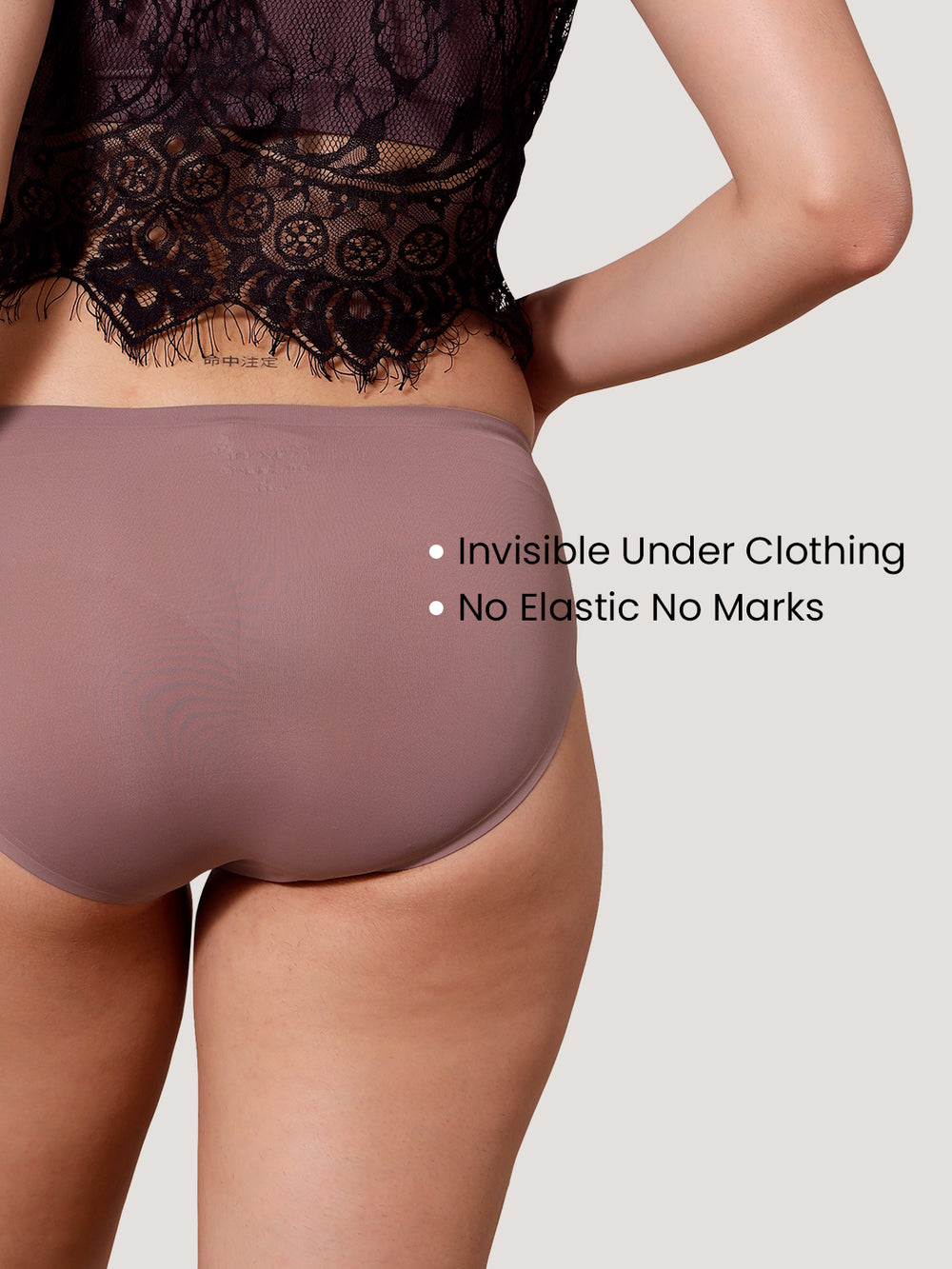 Bliss Bonded Technology Seamless Hipster Panties for Women | ROSY BROWN ROSY BROWN