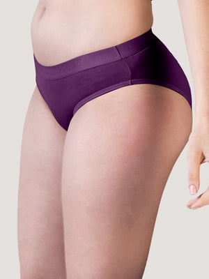 Sensa Low Waist Bikini Panties | Pack of 3-ASH ONION BURGUNDY