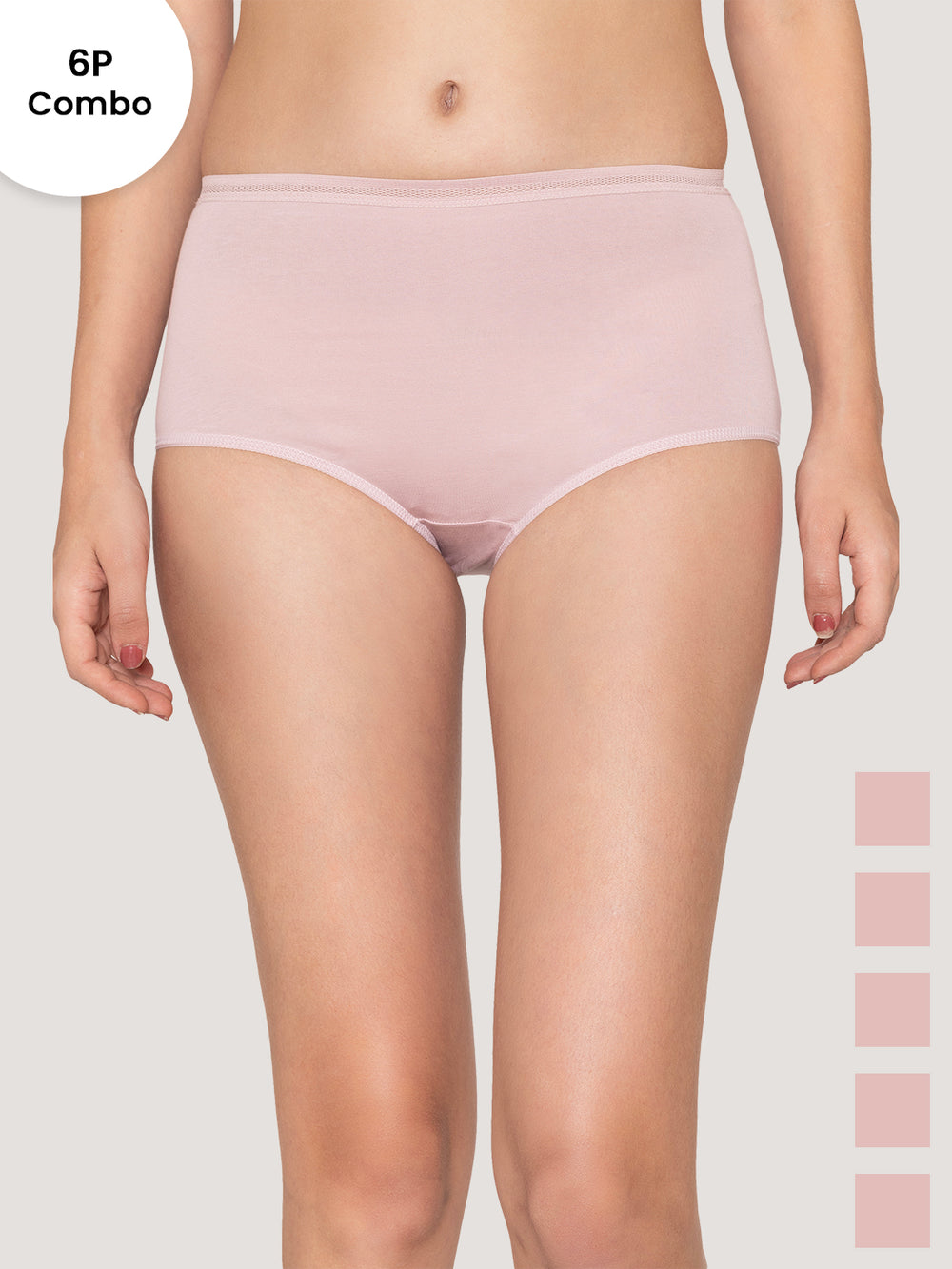 Orion High Coverage Hipster Panties for Women | Pack of 6-CRP CRP CRP CRP CRP CRP