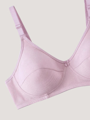 Pranika Non Padded Seamed Everyday Bra | Pack of 3 CREPE CREPE CREPE