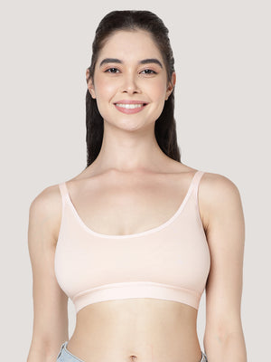 Cathy Double-Layered Slip-On Beginner Bra | Pack of 3-P.PEACH P.PEACH P.PEACH