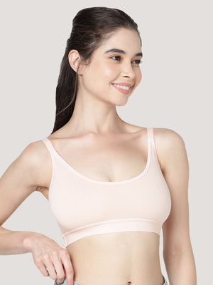 Cathy Double-Layered Slip-On Beginner Bra | Pack of 3-P.PEACH P.PEACH P.PEACH