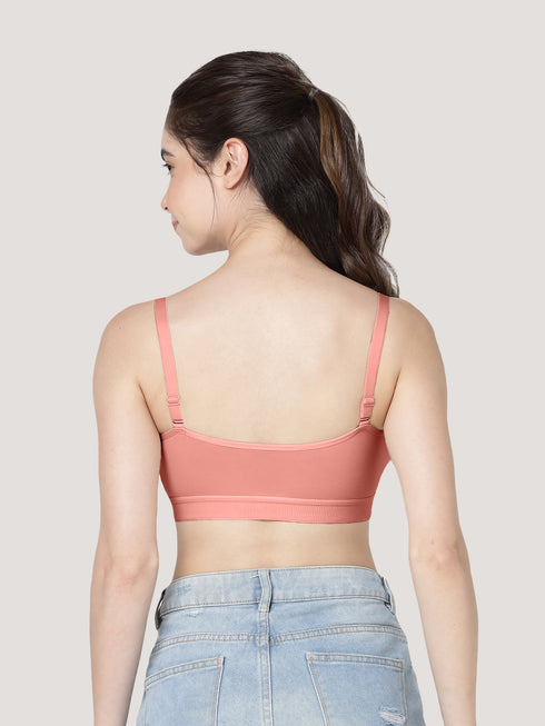 Kalyani Cathy Seamless Double-Layered Slip-On Beginner Bra | Pack of 3