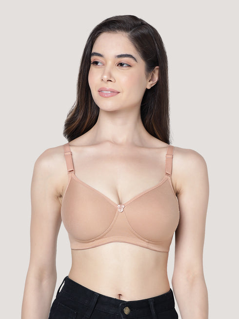 Kalyani Cherry Full Coverage Lightly Padded Everyday  Bra | Pack of 3