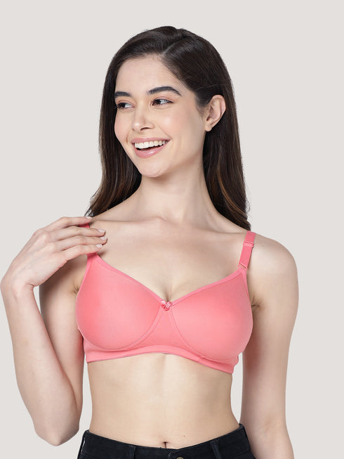 Kalyani Cherry Full Coverage Lightly Padded Everyday  Bra | Pack of 3