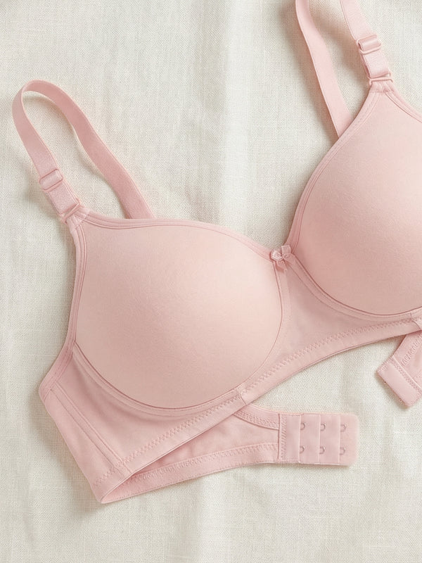 Cherry Full Coverage Lightly Padded Everyday Bra | Pack of 3-PEACH PEACH PEACH
