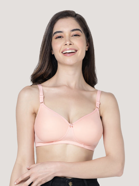 Kalyani Cherry Full Coverage Lightly Padded Everyday  Bra | Pack of 3