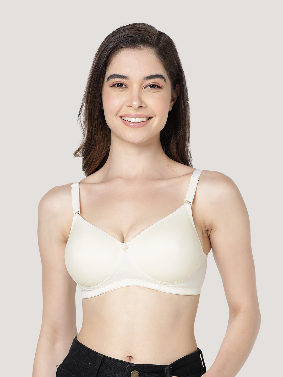 Cherry Full Coverage Lightly Padded Everyday Bra | Pack of 3-BLACK CAMEL SKIN