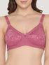 K LINGERIE Clare Women's Full Support Non Padded Delicate Lace Bra