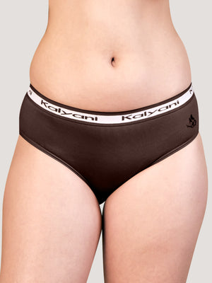 Jazzie Mid Waist Hipster Underwear | Pack of 3-COFFEE COFFEE COFFEE