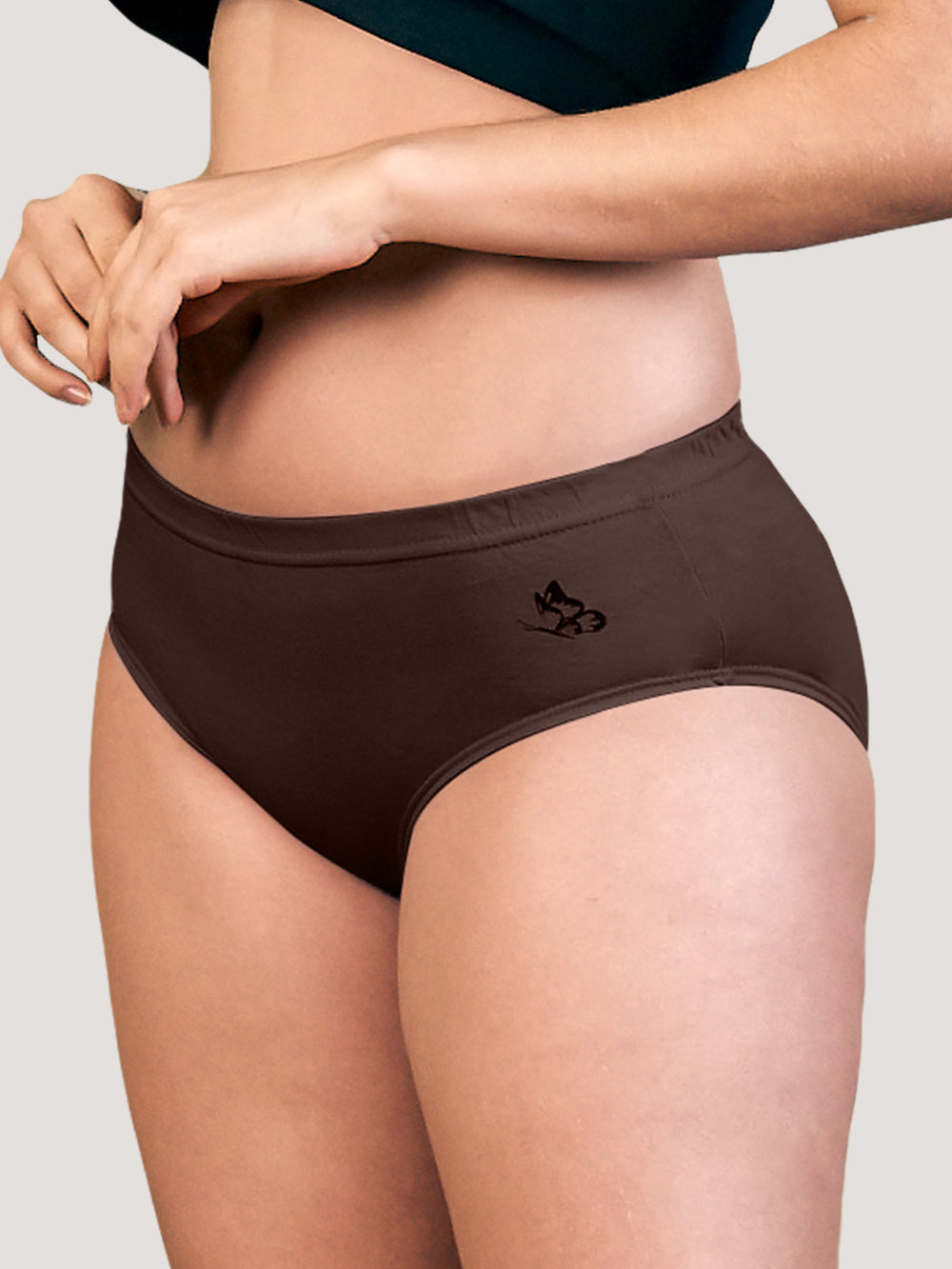 Eve Women's Cotton Lycra Seamless Bikini Panty | Pack of 6-CRL CFE LPH DBLE PRS SGR