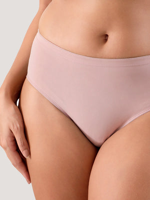 Cooper Women Super Stretchable Full Coverage High Waist Hipster Panties | Pack of 3-CREPE CREPE CREPE