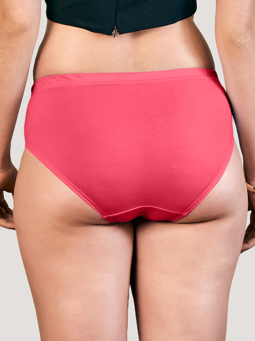 Eve Women's Cotton Lycra Seamless Bikini Panty | Pack of 6-CRL CRL CRL CRL CRL CRL