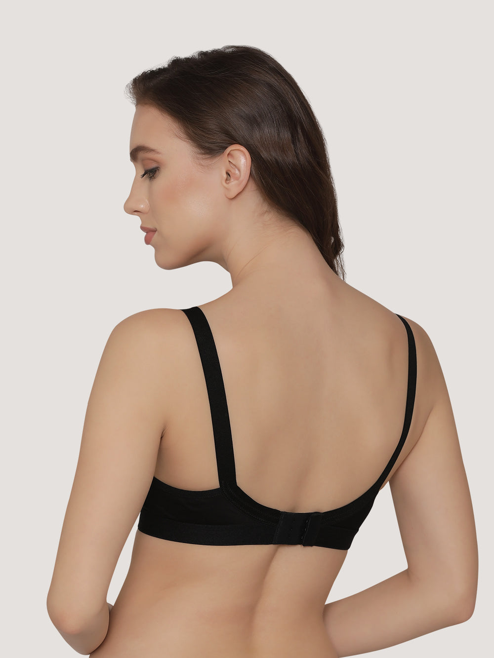 Cross Care Full Coverage Minimizer Bra-BLACK