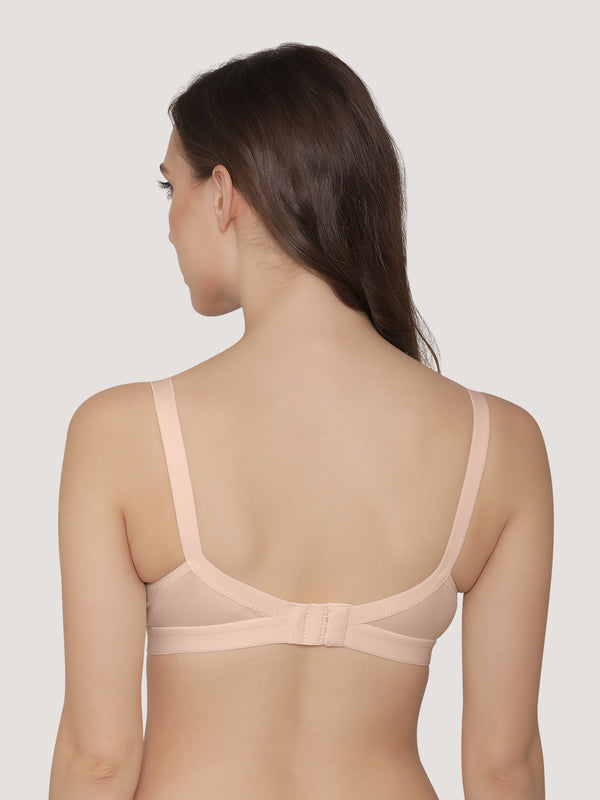 Cross Care Full Coverage Minimizer Bra-L.PEACH