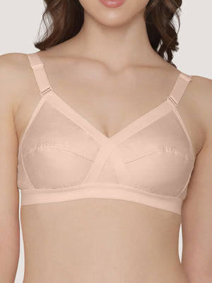 Cross Care Full Coverage Minimizer Bra-L.PEACH