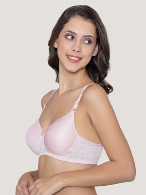 Kalyani's Crown Subtle Glam Lightly Padded Seamless T-Shirt Bras | Pack of 3 | CREPE CREPE CREPE