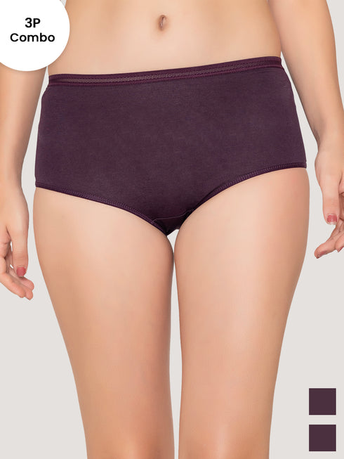 Kalyani Orion High Coverage Hipster Panties for Women | Pack of 3