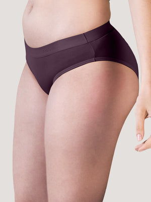 Sensa Low Waist Bikini Panties | Pack of 3-ONION BURGUNDY DARK VOILET