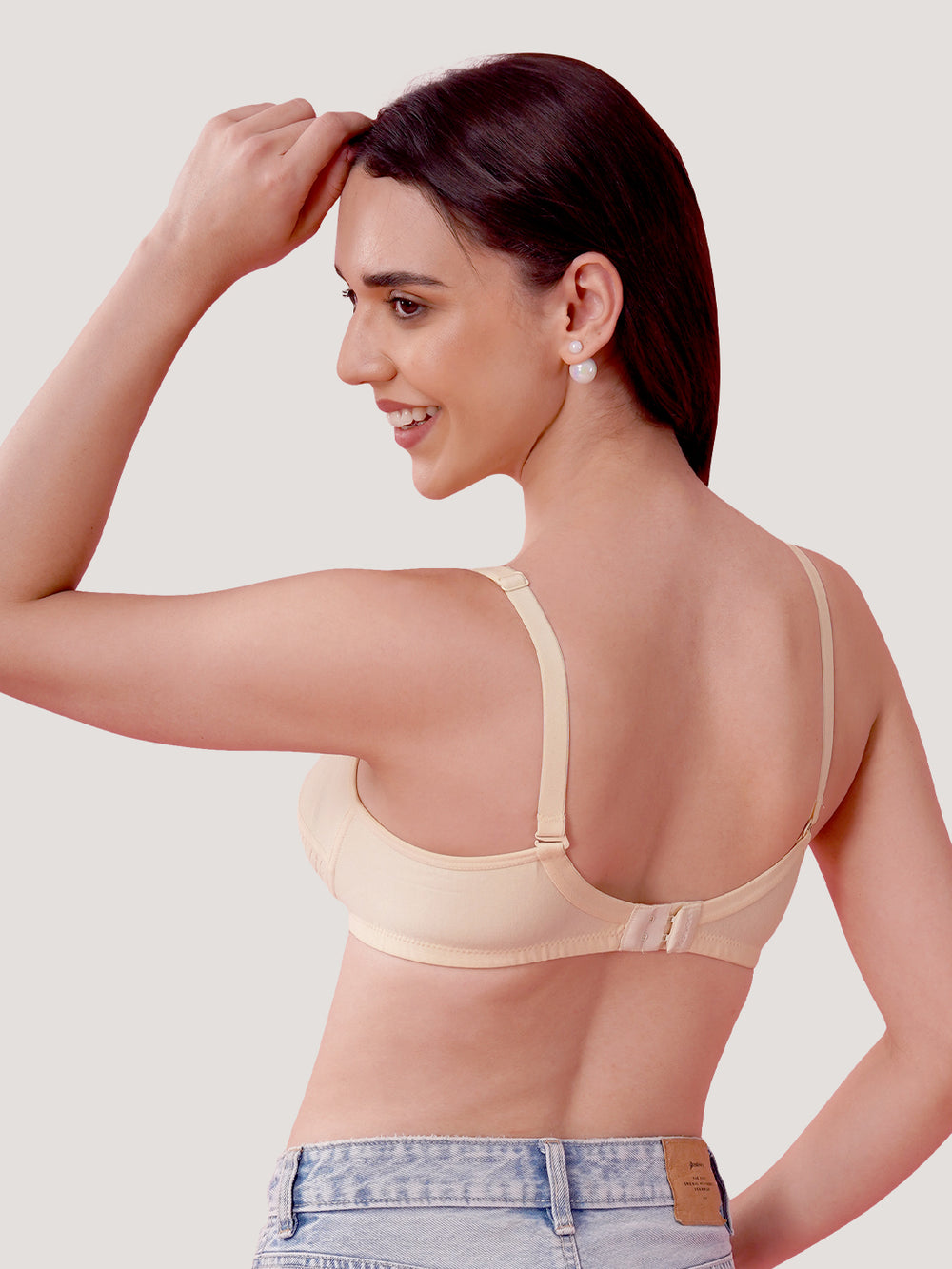 Pranika Non Padded Seamed Everyday Bra | Pack of 3 SKIN SKIN SKIN