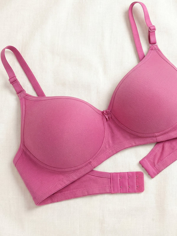 Emily Lightly Padded Multiway Everyday Bra | Pack of 3-BLUSH BLUSH BLUSH