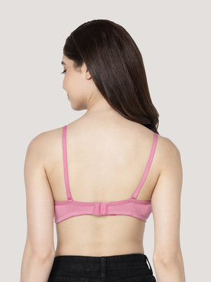 Emily Lightly Padded Multiway Everyday Bra | Pack of 3-BLUSH BLUSH BLUSH