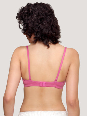 Emily Lightly Padded Multiway Everyday Bra | Pack of 3-BLUSH BLUSH BLUSH