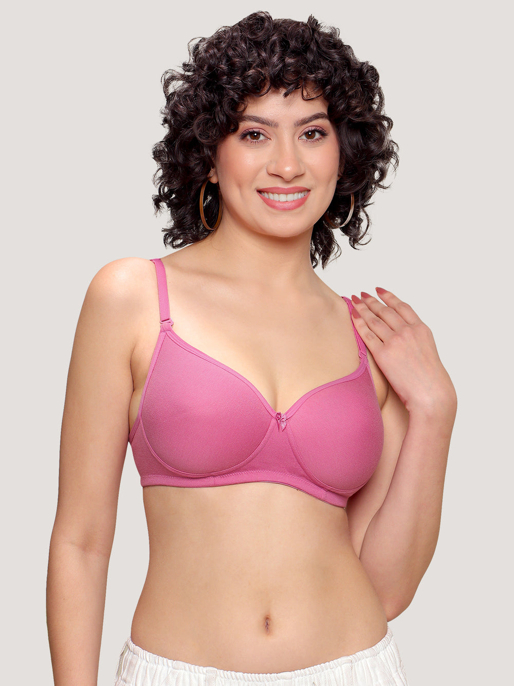Emily Lightly Padded Multiway Everyday Bra | Pack of 3-BLUSH BLUSH BLUSH