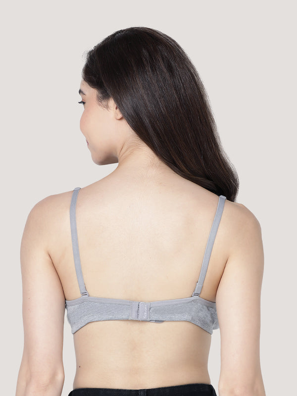 Emily Lightly Padded Multiway Everyday Bra | Pack of 3-M.GREY M.GREY M.GREY