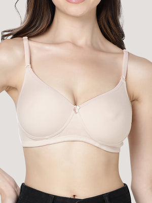 Emily Lightly Padded Multiway Everyday Bra | Pack of 3-L.NUDE BLUSH M.BLACK