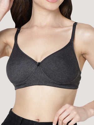 Emily Lightly Padded Multiway Everyday Bra | Pack of 3-M.GREY M.BLACK L.NUDE