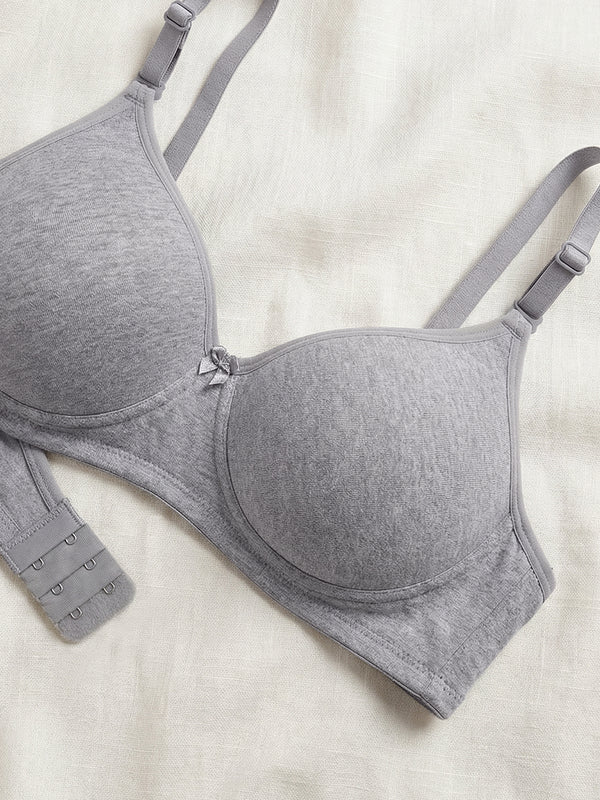 Emily Lightly Padded Multiway Everyday Bra | Pack of 3-M.GREY M.GREY M.GREY