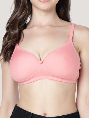 Emily Lightly Padded Multiway Everyday Bra | Pack of 3-ROSE ROSE ROSE