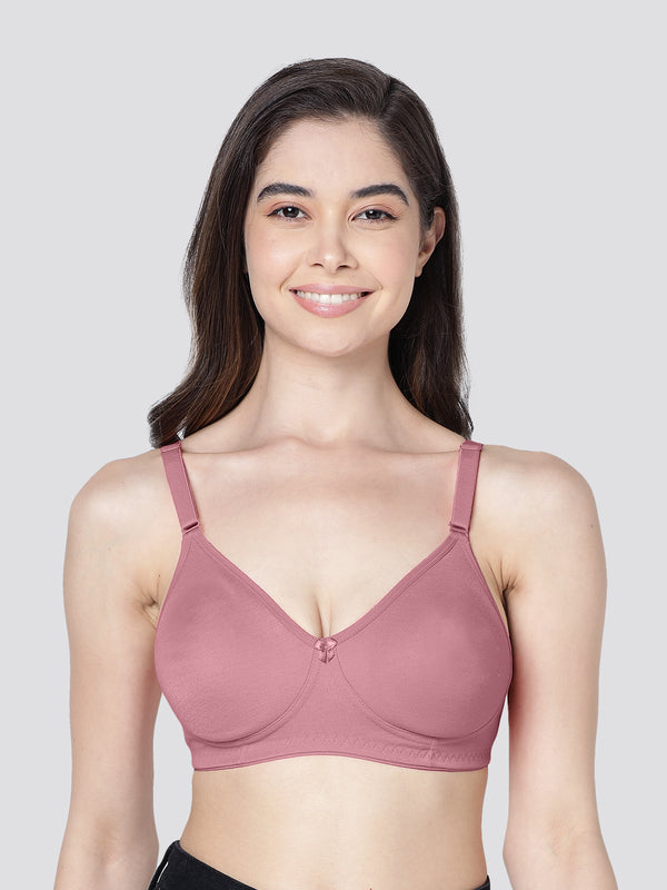Evlyn Double Layered Cups Regular Bra | Pack of 3 | GREY ONION WHITE