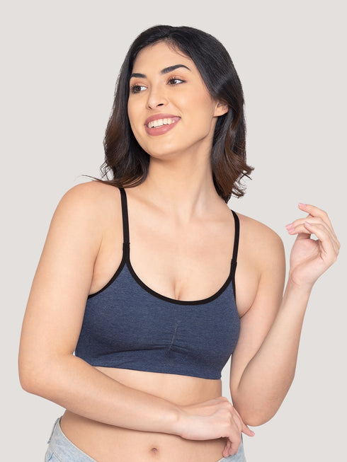 Kalyani Ira Full Coverage Wirefree Non Padded Everyday Beginners Bra  | Pack of 3