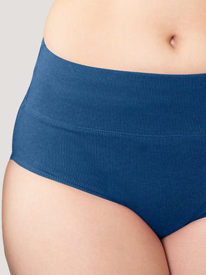 Isac High Waist Panties for Woman | Pack of 2-BLUE MAROON