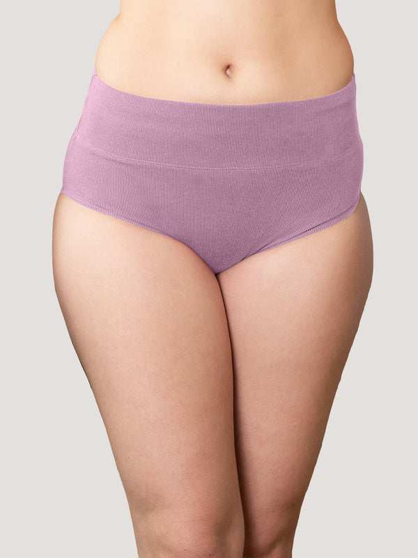 Isac High Waist Panties for Woman | Pack of 2-MOUVE S.BLUE