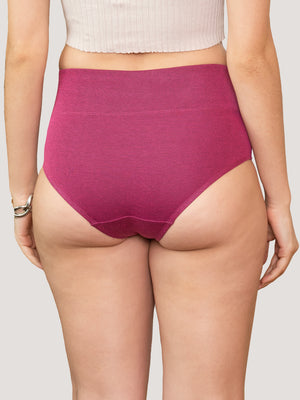 Isac High Waist Panties for Woman | Pack of 2-ROSE BUD ROSE BUD