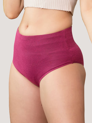 Isac High Waist Panties for Woman | Pack of 2-ROSE BUD ROSE BUD