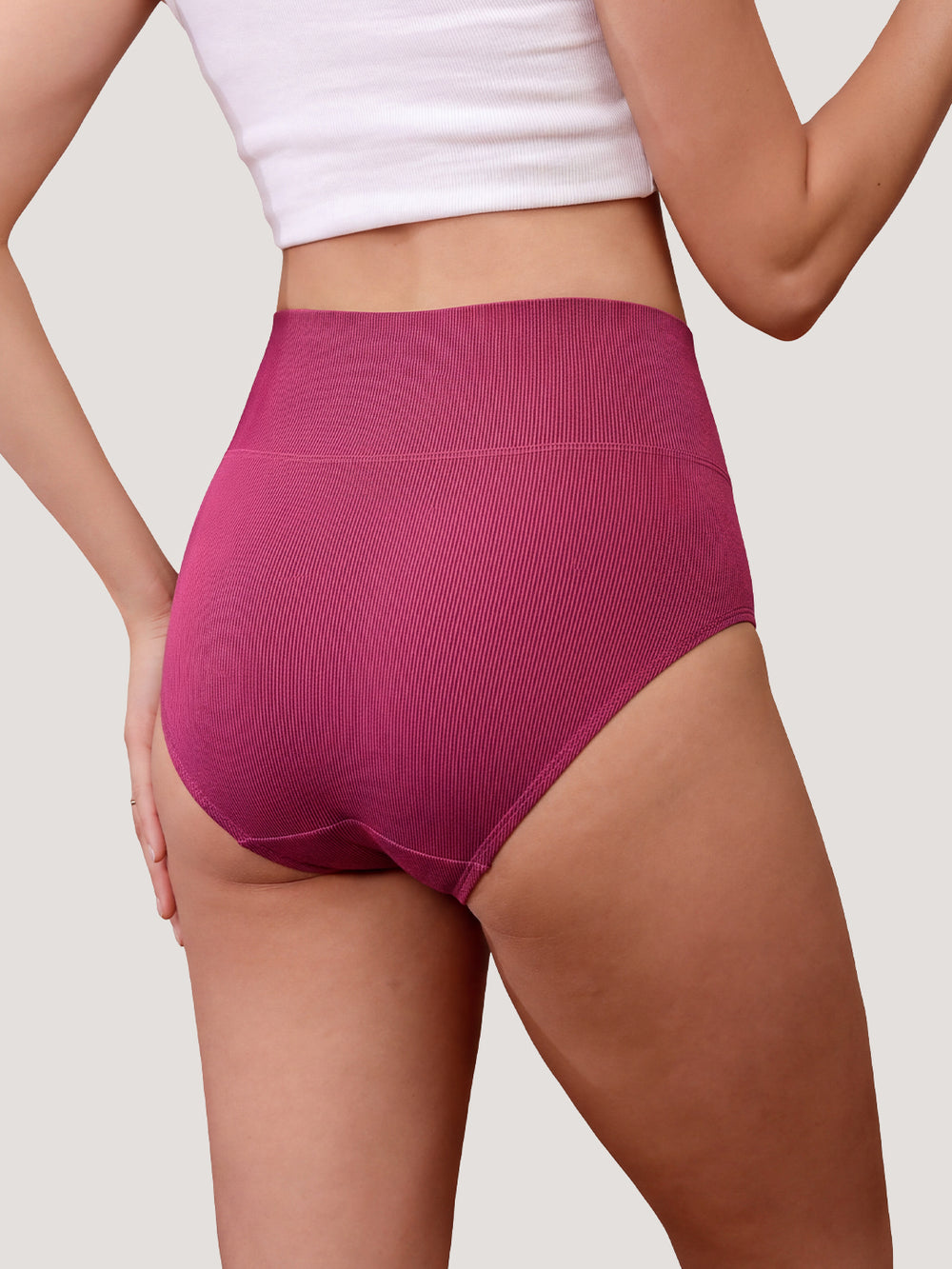 ISAC High Waist Tummy Control Panties for Woman | Pack of 4-RBD RBD RBD RBD